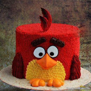 angry bird cakes