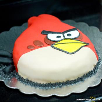 angry birds birthday cake