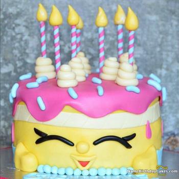 baby girl birthday cake