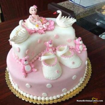 baby girl shower cakes