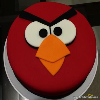 bird birthday cake
