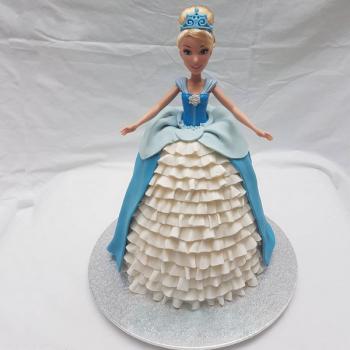 CAKES BY ME on Twitter A Cinderella Princess Cake for a princesss 7th  Birthday over the weekend  We loved how this Cinderella doll cake turned  out complete with her Chocolate Biscuit