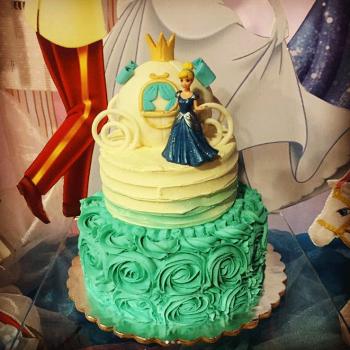 cinderella princess cake