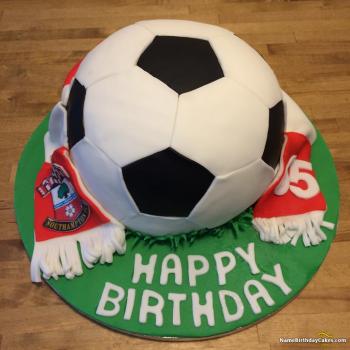 football birthday cakes