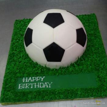 football birthday cakes