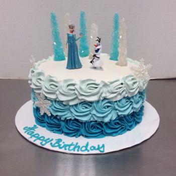 frozen birthday cake photos