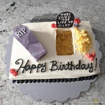 funny happy birthday cake