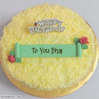 happy birthday bhai cake