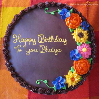 happy birthday bhaiya cake