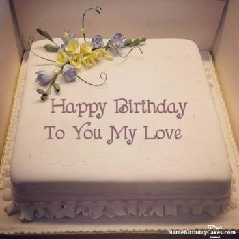 happy birthday cake love images