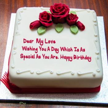 happy birthday cake love
