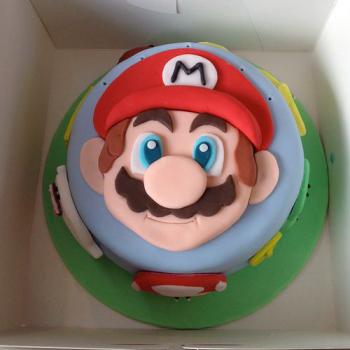 mario birthday cake