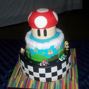 mario themed cake