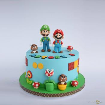 mario themed cake