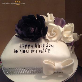 romantic cake for wife birthday