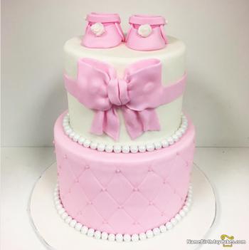 simple baby shower cakes