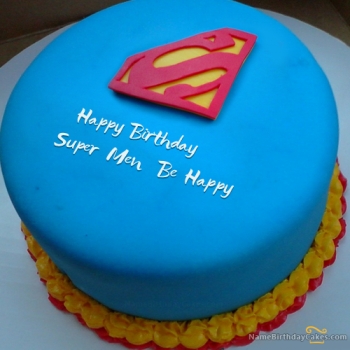 super men birthday cakes