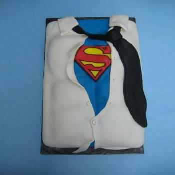 superman birthday cake images