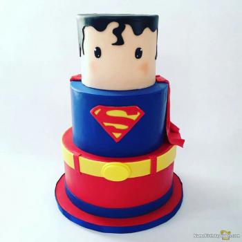 superman cake design