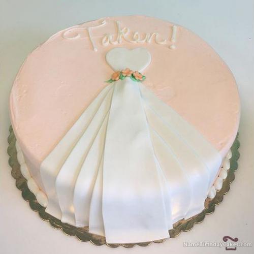 Send Flowery designer bride to be cake online by GiftJaipur in Rajasthan