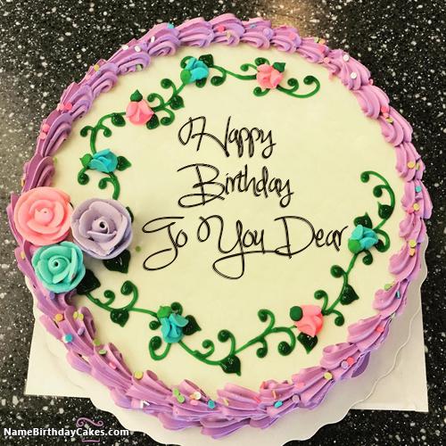 Happy Birthday My Dear Friend With Name  Happy birthday chocolate cake Birthday  cake writing Happy birthday cake images