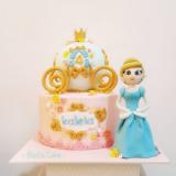 Beautiful Cinderella Cake: Princess Birthday Ideas